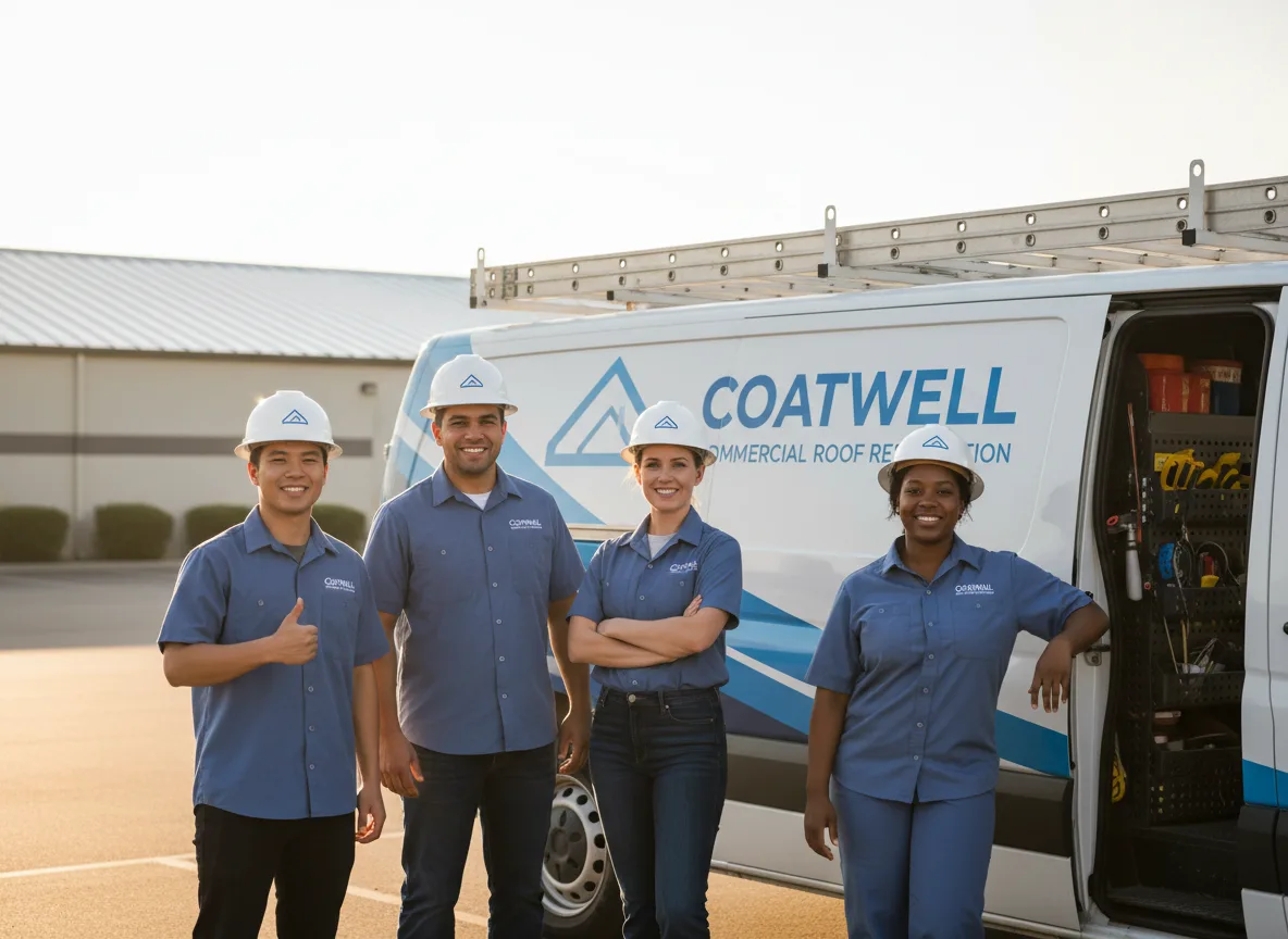Commercial roof coating company in Swisshome, OR